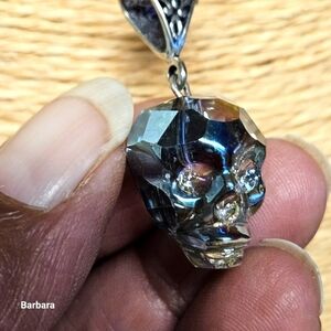 Crystal Skull Pendant Necklace